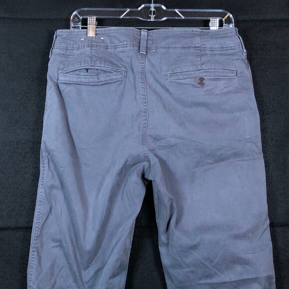 American Eagle Outfitters Mens Jeans Gray Denim Original Straight 33x32 - Picture 11 of 12
